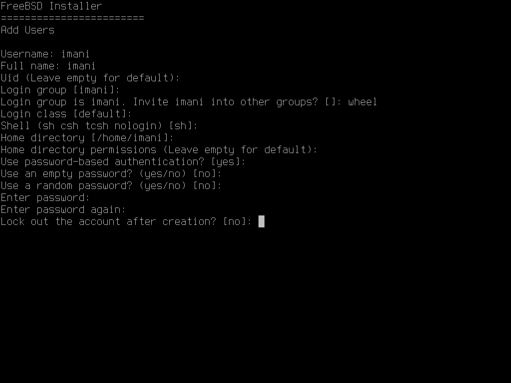 bsdinstall adduser2