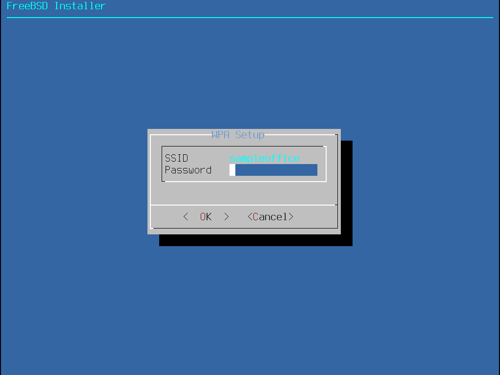 bsdinstall configure wireless wpa2setup